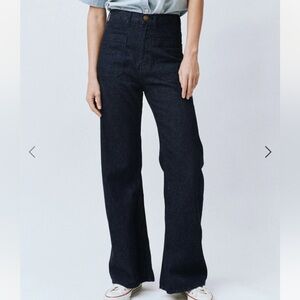 THE GREAT Dock Jeans Rinse Wash NWT